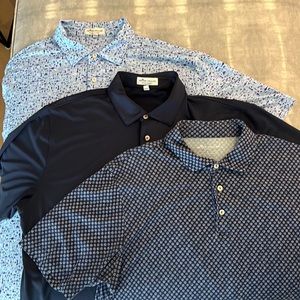 Peter Millar Mens Large Polo Bundle